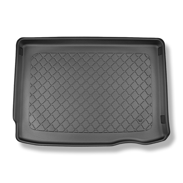 Méretre készült csomagtérszőnyegek: Kia EV3 SUV (11.2024-....) - felső csomagtartó; mozgó padló legmagasabb pozícióban; subwooferrel és subwoofer nélkül