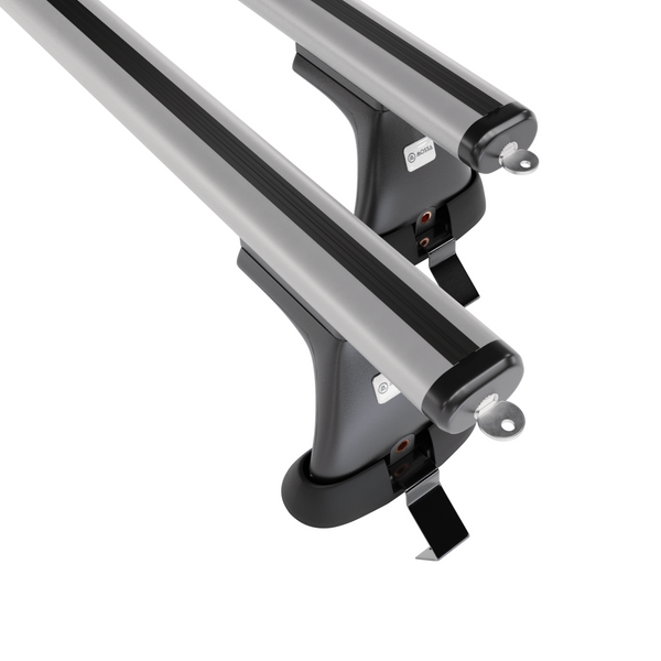 Alap tetőcsomagtartó, amely alkalmazható a: Renault Scenic mk III Egyterű (2009-2016) - ezüst - rögzítő elemek nélkül - alumínium