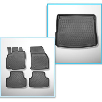 Csomagtérszőnyeg - és autószőnyegkészlet TPE: Cupra Ateca SUV (11.2018-....) - c