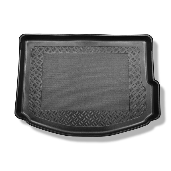 Méretre készült csomagtérszőnyegek: Renault Scenic IV Egyterű (12.2016-09.2022) - 5 hely; felső csomagtartó (egyenes rakodási szegély); mozgó padló legmagasabb pozícióban