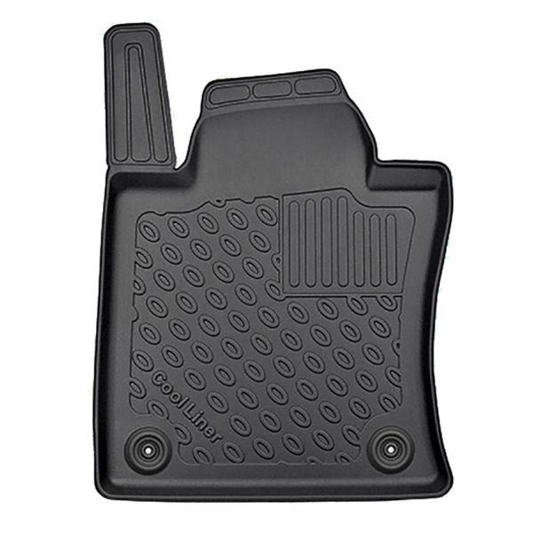 Csomagtérszőnyeg - és autószőnyegkészlet TPE: SsangYong Korando IV C300 Crossover (09.2019-....) - felső csomagtartó; modellek mozgó padlós csomagtartóval; bal és / vagy jobb beugrás levágható; nem az elektromos verzióhoz