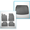 Csomagtérszőnyeg - és autószőnyegkészlet TPE: Opel Astra L (VI) Hatchback (01.2022-....) - alsó csomagtartó; mozgó padló nélküli csomagtartó modellek; nem a Plug-in Hibrid verzióhoz; nem az elektromos verzióhoz