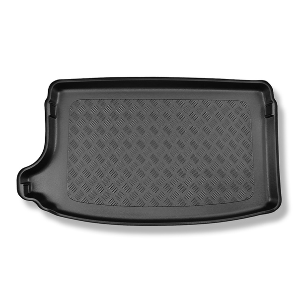 Méretre készült csomagtérszőnyegek: Volkswagen T-Cross Crossover (04.2019-....) - felső csomagtartó; mozgó padló legmagasabb pozícióban