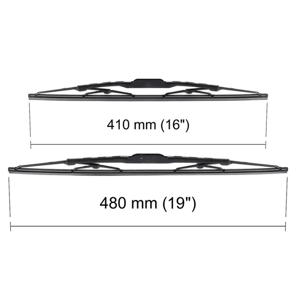Autó ablaktörlők lapát szélvédőre a következő autótípushoz: Ford Ka I Hatchback (09.1996-09.2008) - Sztenderd ablaktörlő lapát
