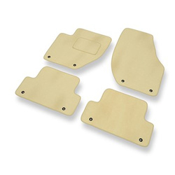 Velúrszőnyegek gépjárművekhez: Volvo V40 II Hatchback (2012-2019) - bézs