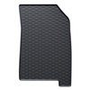 Autós gumiszőnyegek: Dacia Duster II SUV (2017-2024) - fekete - 4 db