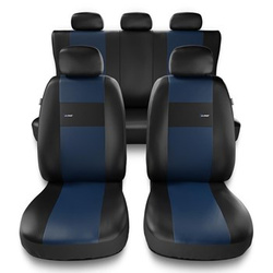 Univerzális autós üléshuzatkészlet kifejezetten: Peugeot 206 (1998-2012) - XL-BL