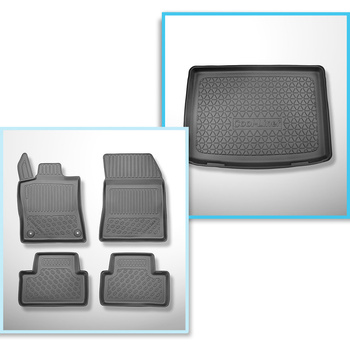 Csomagtérszőnyeg - és autószőnyegkészlet TPE: Opel Astra L (VI) Hatchback (01.20