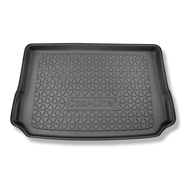 Méretre készült csomagtérszőnyegek: Renault Captur II E-Tech Full Hybrid SUV (08.2022-....) - felső csomagtartó; mozgó padló legmagasabb pozícióban