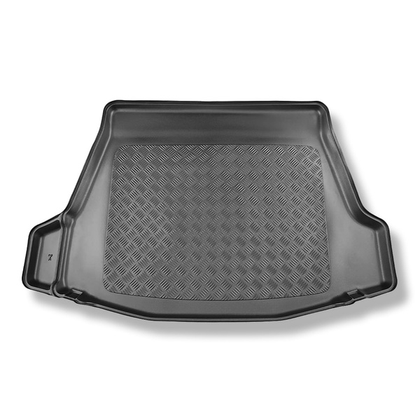 Méretre készült csomagtérszőnyegek: Toyota bZ4X SUV (07.2022-....) - felső csomagtartó; mozgó padló legmagasabb pozícióban; bal beugrás eltávolítható az subwooferes modellekben