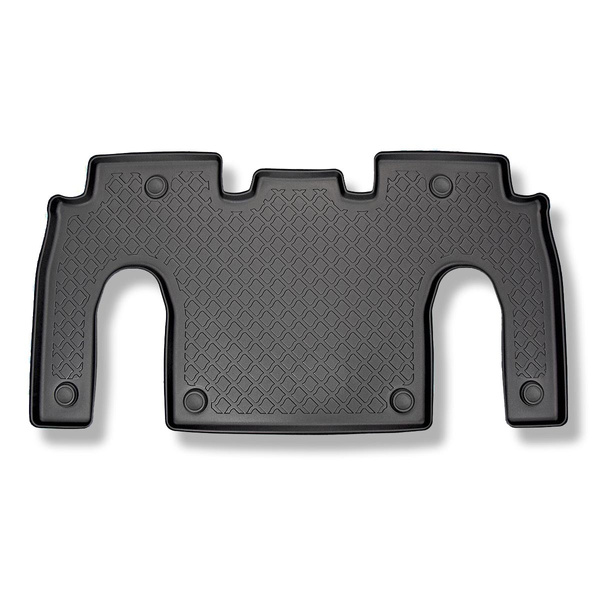 TPE szőnyegek gépjárművekhez: Tesla Model X SUV (10.2016-....) - 6 hely; II sor