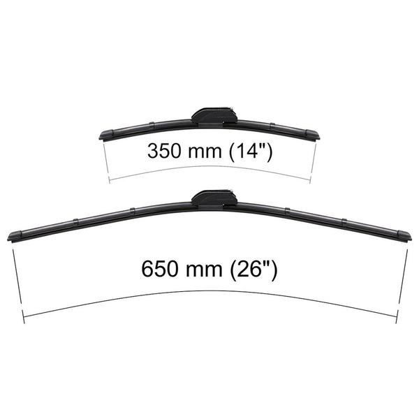 Autó ablaktörlők lapát szélvédőre a következő autótípushoz: Kia ProCeed II Hatchback (01.2013-2018) - Lapos ablaktörlő lapát