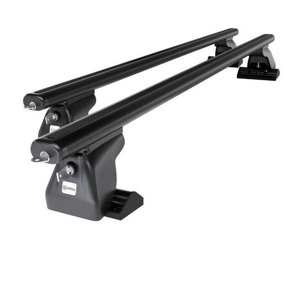 Alap tetőcsomagtartó, amely alkalmazható a: Volkswagen Multivan T5 Van (2003-2009) - fekete - T-profil - alumínium