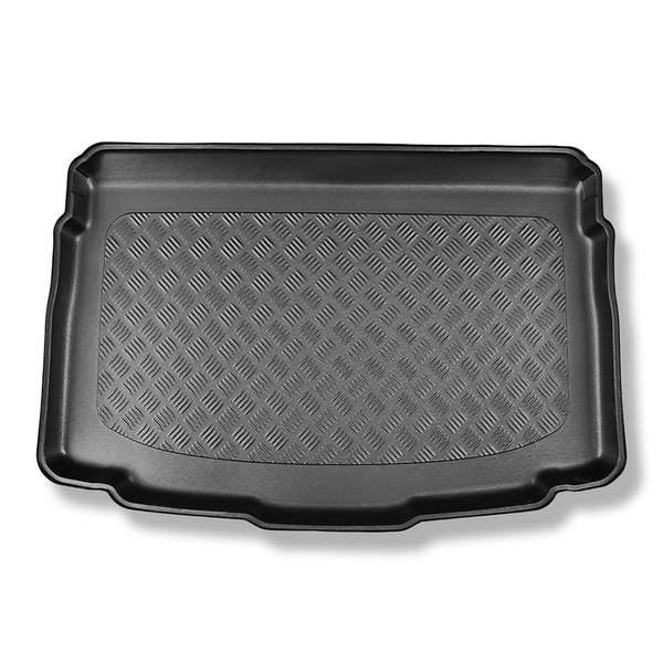 Méretre készült csomagtérszőnyegek: Volkswagen T-Roc SUV (12.2017-....) - alsó csomagtartó; mozgó padló legalacsonyabb pozícióban