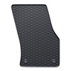 Autós gumiszőnyegek: Volkswagen Tiguan Allspace SUV (2017-....) - fekete - 4 db
