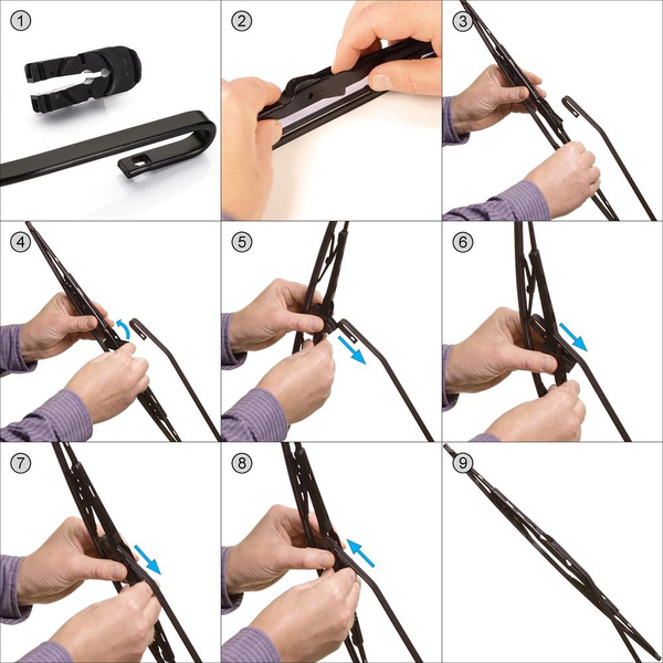 Autó ablaktörlő lapát szélvédőre a következő autótípushoz: Mercedes-Benz C osztály W202 Kombi, Limuzin (03.1993-02.2001) - Sztenderd ablaktörlő lapát