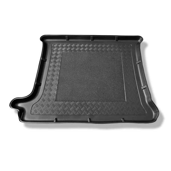 Méretre készült csomagtérszőnyegek: Renault Trafic II Van (09.2001-08.2014) - személyszállító verzió (kombi/tour); a harmadik sor ülés mögé; kiegészítő légkondicionáló; L2 (széles tengelytáv)