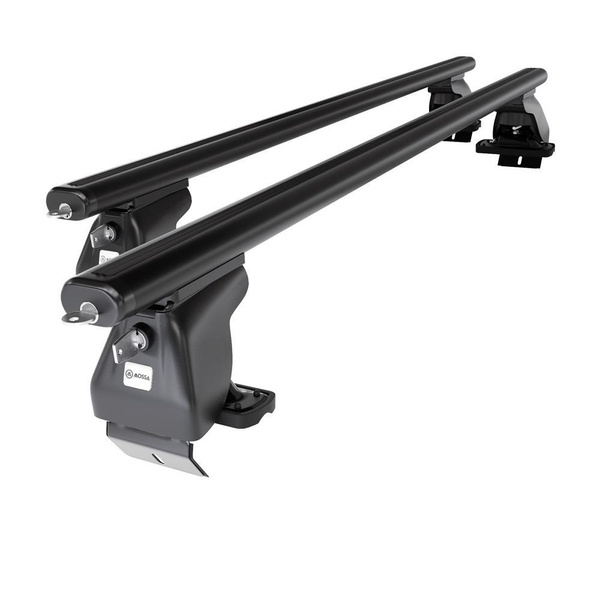 Alap tetőcsomagtartó, amely alkalmazható a: DS 4 Crossback Hatchback (2016-2018) - fekete - rögzítő elemek nélkül - alumínium