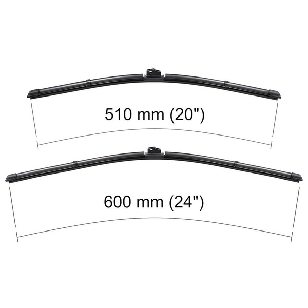 Autó ablaktörlők lapát szélvédőre a következő autótípushoz: BMW X6 E71 SAC (03.2008-06.2014) - Lapos ablaktörlő lapát