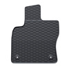Autós gumiszőnyegek: Volkswagen Touran III Egyterű (2015-....) - fekete - 3 db