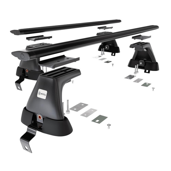 Alap tetőcsomagtartó, amely alkalmazható a: Renault Arkana SUV (2020-....) - fekete - rögzítő elemek nélkül - alumínium