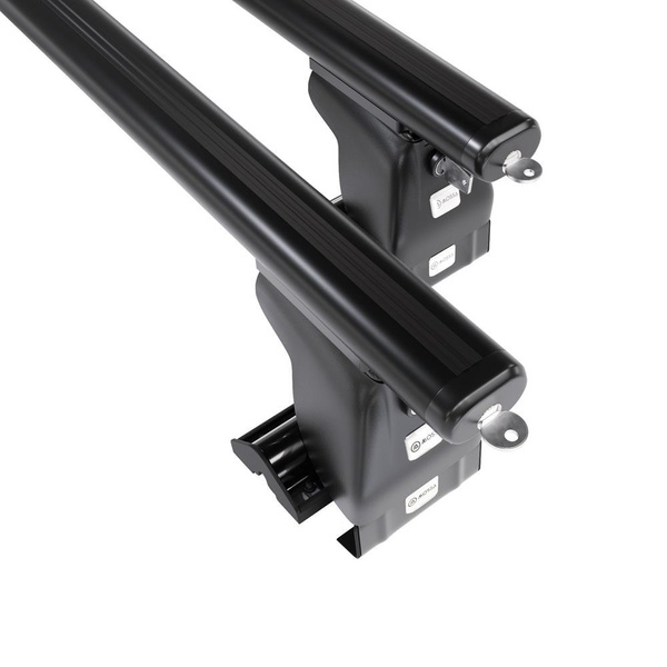 Alap tetőcsomagtartó, amely alkalmazható a: Land Rover Range Rover SUV (2002-2012) - fekete - rögzítő elemek nélkül - alumínium