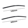 Autó ablaktörlők lapát szélvédőre a következő autótípushoz: Volvo S80 I Szedán (08.1998-07.2006) - Lapos ablaktörlő lapát