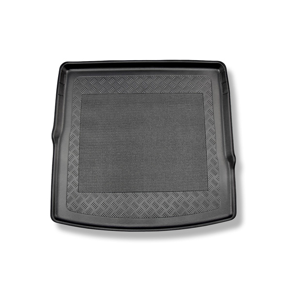 Méretre készült csomagtérszőnyegek: Volkswagen Tiguan Allspace SUV (11.2017-....) - 5 hely a felső csomagtartóra; modellek mozgó csomagtartó padlóval / 7 hely; 3 sor lenyitott