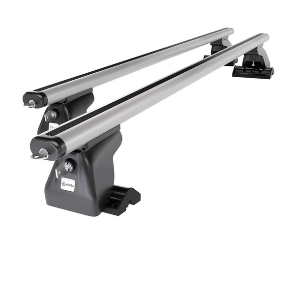 Alap tetőcsomagtartó, amely alkalmazható a: Volkswagen Transporter T5 Van (2010-2015) - ezüst - T-profil - alumínium