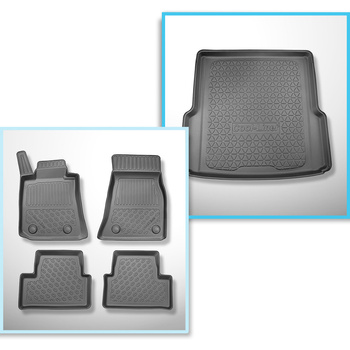 Csomagtérszőnyeg - és autószőnyegkészlet TPE: BMW i4 G26 Gran Coupé (11.2021-...