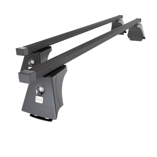 Alap tetőcsomagtartó, amely alkalmazható a: Toyota Avensis mk III Kombi (2009-2019) - fekete - rögzítő pontok - acél