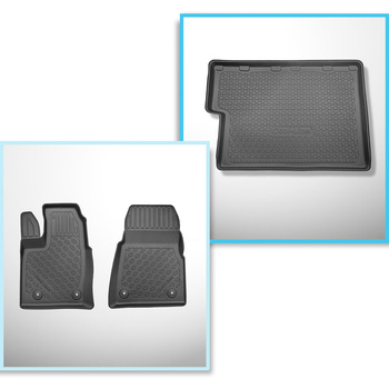 Csomagtérszőnyeg - és autószőnyegkészlet TPE: Ford Tourneo Custom L2 Van (01.201