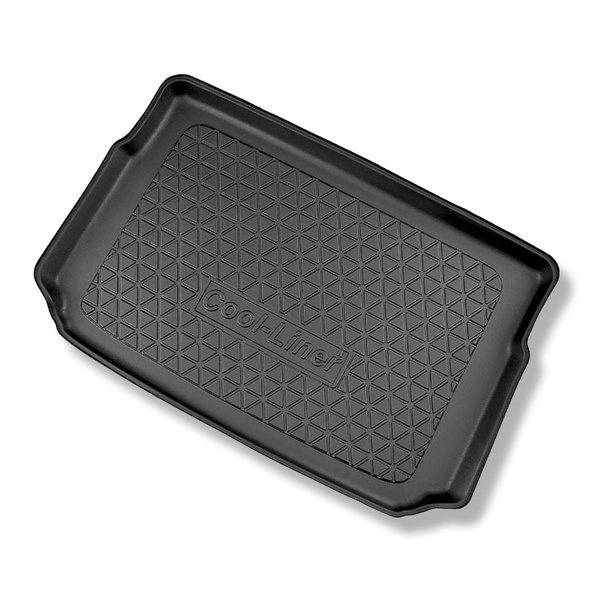 Méretre készült csomagtérszőnyegek: Renault Captur II SUV (01.2020-....) - felső csomagtartó; kivehető padló a legmagasabb pozícióban; nem alkalmas a E-Tech Full Hybrid verzió esetében