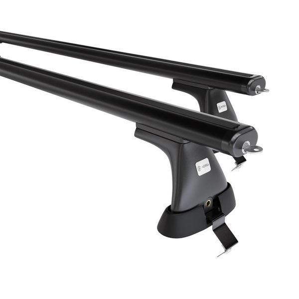 Alap tetőcsomagtartó, amely alkalmazható a: Ford Mondeo mk V Kombi (2014-2022) - fekete - rögzítő elemek nélkül - alumínium