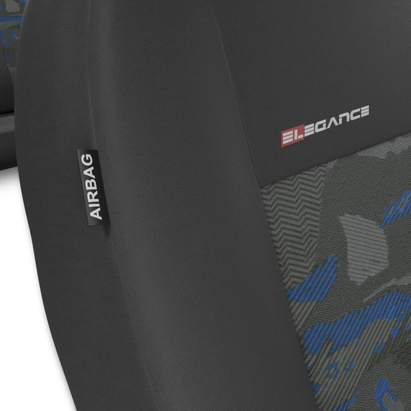 Univerzális autós üléshuzatkészlet kifejezetten: Fiat Albea I, II (2002-2010) - UNE-BL