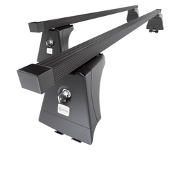 Alap tetőcsomagtartó, amely alkalmazható a: Renault Scenic mk II Egyterű (2003-2008) - fekete - rögzítő pontok - acél