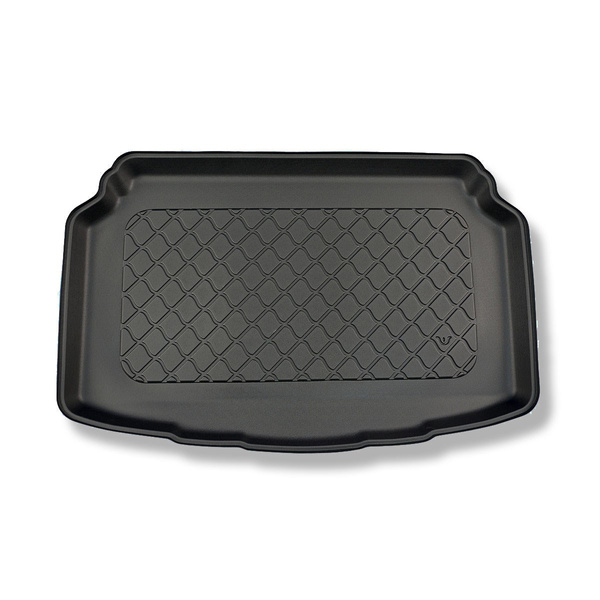 Méretre készült csomagtérszőnyegek: Toyota Yaris IV XP210 Hatchback (11.2020-....) - alsó csomagtartó; autókhoz dupla padló nélküli csomagtartókkal; szintén hibridhez