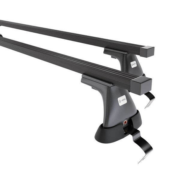 Alap tetőcsomagtartó, amely alkalmazható a: Fiat Grande Punto Hatchback (2005-2010) - fekete - rögzítő elemek nélkül - acél