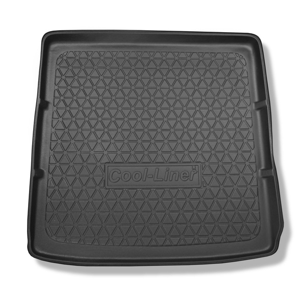 Méretre készült csomagtérszőnyegek: Audi Q5 I 8R SUV (11.2008-12.2016) - keskenyebb szőnyeg olyan modellekhez, amelyek a csomagtérben síneket rögzítenek