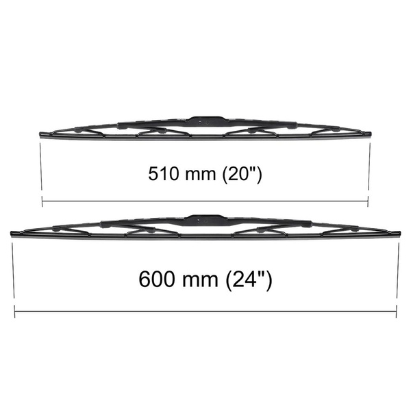 Autó ablaktörlők lapát szélvédőre a következő autótípushoz: Lancia Kappa Coupé, Szedán, SW (11.1994-12.2000) - Sztenderd ablaktörlő lapát