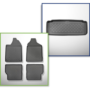 Csomagtérszőnyeg - és autószőnyegkészlet TPE: Aixam Crossline Crossover (10.2016