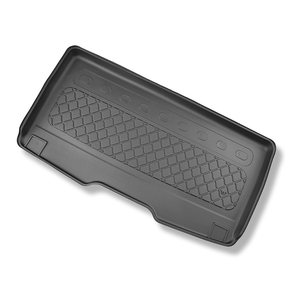 Méretre készült csomagtérszőnyegek: Volkswagen Multivan T7 Van (10.2021-....) - széles tengelytáv; a harmadik sor ülés mögé; szintén eHybrid PHEV verzióhoz