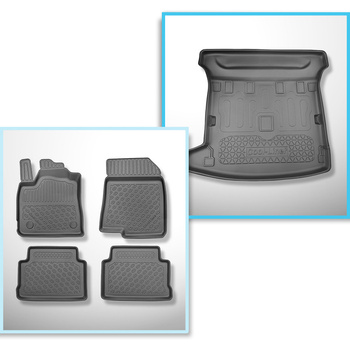 Csomagtérszőnyeg - és autószőnyegkészlet TPE: Dacia Jogger Kombi (03.2022-....) 