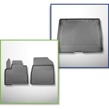 Csomagtérszőnyeg - és autószőnyegkészlet TPE: Mercedes-Benz Citan W420 Tourer (1