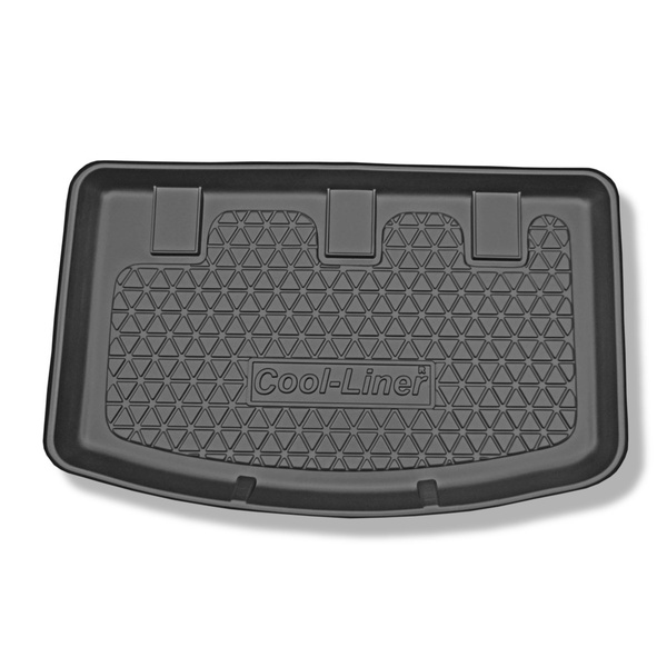 Méretre készült csomagtérszőnyegek: Kia Rio III UB Hatchback (08.2011-01.2017) - felső csomagtartó; XL tárolóval