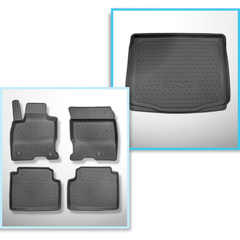 Csomagtérszőnyeg - és autószőnyegkészlet TPE: Ford Kuga III SUV (04.2020-....) -