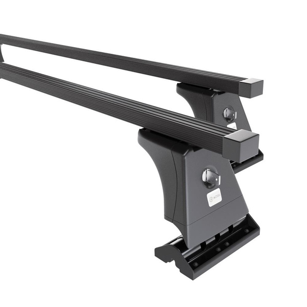 Alap tetőcsomagtartó, amely alkalmazható a: Mercedes-Benz C osztály W204 Limuzin (2007-2014) - fekete - rögzítő pontok - acél