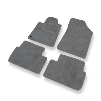 Velúrszőnyegek gépjárművekhez: Peugeot 407 Coupé, Szedán, SW (2004-2011) - szürk