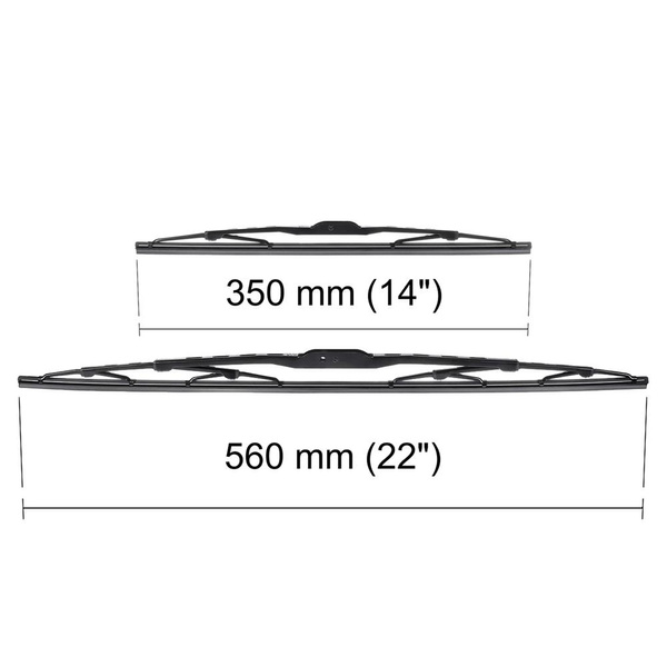 Autó ablaktörlők lapát szélvédőre a következő autótípushoz: Chevrolet Spark I, II Hatchback (02.2005-2014) - Sztenderd ablaktörlő lapát