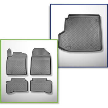 Csomagtérszőnyeg - és autószőnyegkészlet TPE: Kia Ceed CD Plug-in Hybrid Kombi (